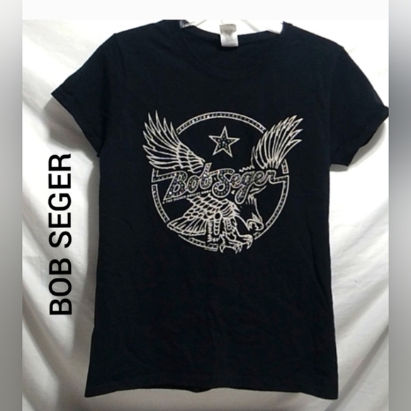 Gildan Tops - SALE! RARE! Bob Seger & The Silver Bullet Band Bling 2017 Shirt Sz.M (BX53)